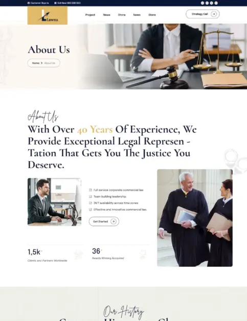 About Us Page