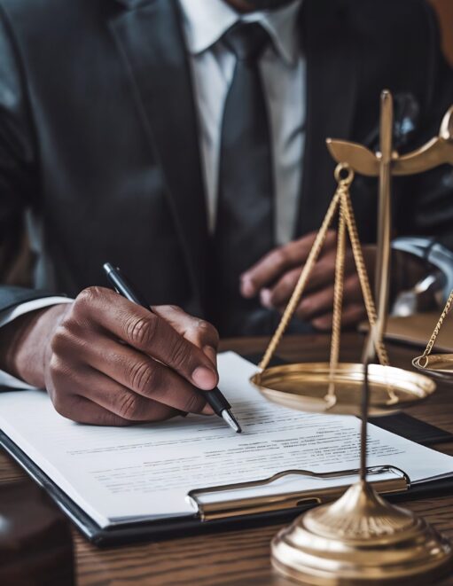 court-justice-law-trial-male-barrister-writes-down-arguments-defence-strategy